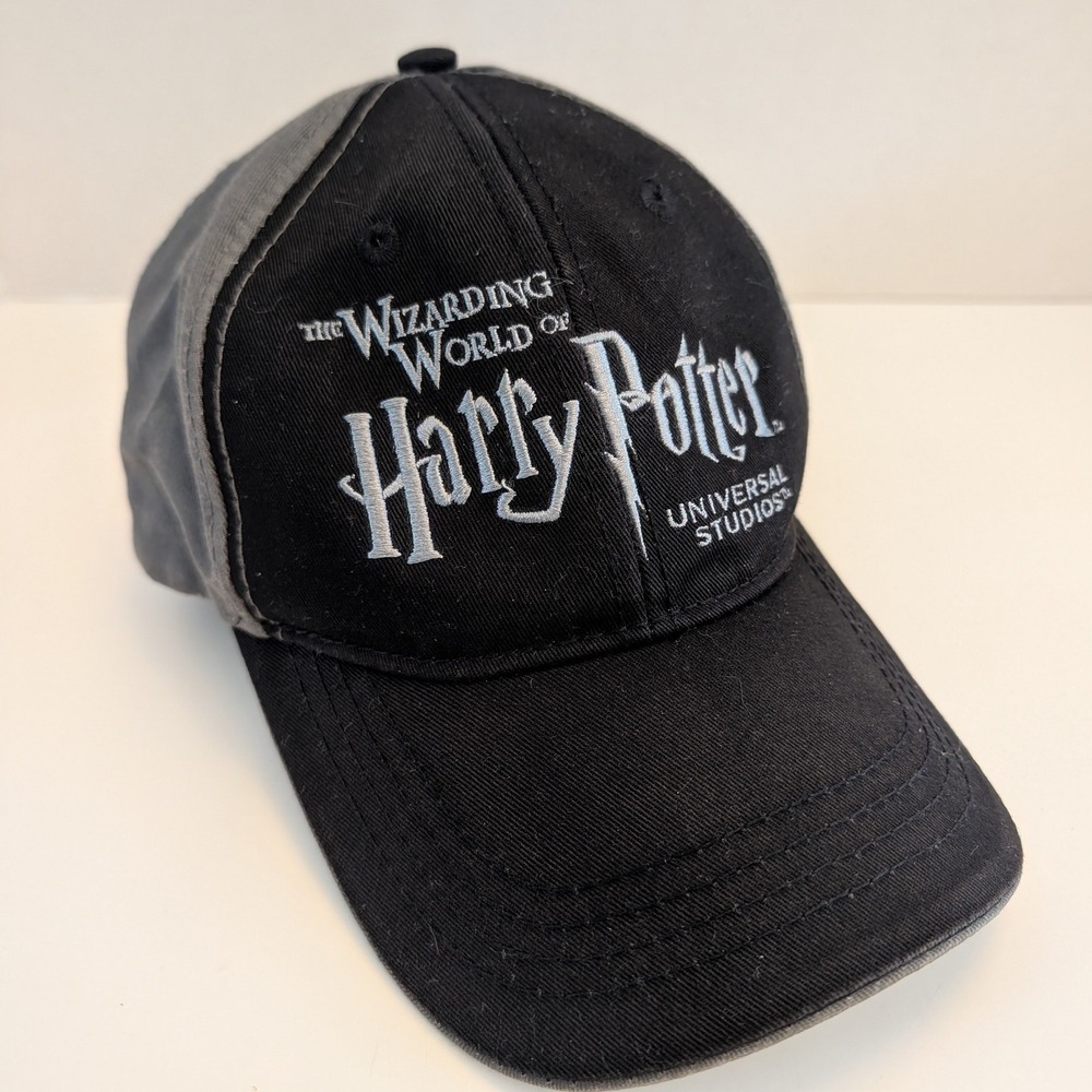 Wizarding World of Harry Potter Exclusive Universal Studios Hat Black Grey Cap